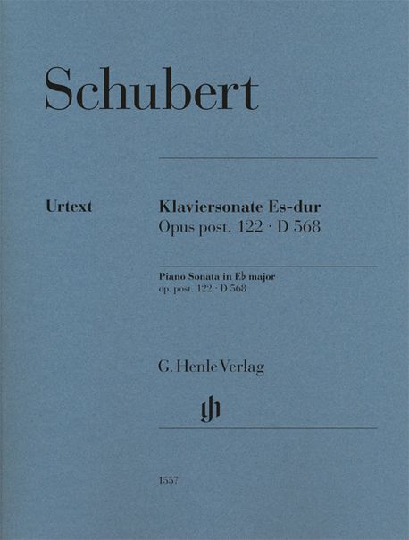 슈베르트 피아노 소나타 in E flat Major, Op post 122 D 568 (HN 1557)