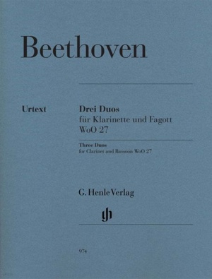 베토벤 클라리넷과 바순을 위한 듀오 WoO 27 (HN 974)