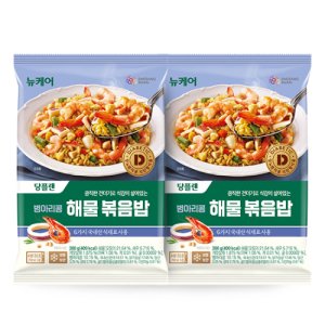 [본사공식몰] 당플랜 볶음밥 (병아리콩 해물) 뉴케어 당뇨 식단 300g x 12팩 고단백 고식이섬유 저당