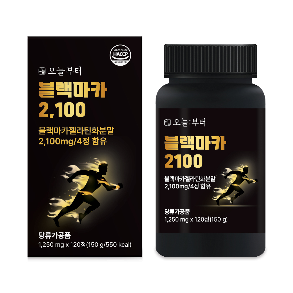 오늘부터 블랙<b>마카</b> 2100 1250mg x 120정