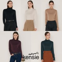 Kensie 켄지 23FW 여성 모달 블렌디드 반하이넥 티셔츠 5종