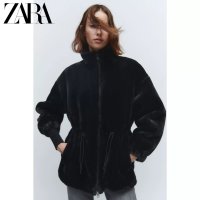 ZARA 자라 페이크 퍼 자켓 M KR 66