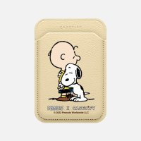 케이스티파이 맥세이프 지갑 Snappy 레더 Compatible Snoopy Charlie