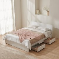 [보루네오] 보루네오 호텔라인 서랍 침대 (퀸 포켓스프링매트) KC727