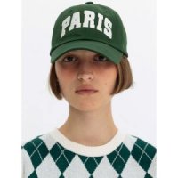 BENSIMON 벤시몽 PARIS BIG 로고 BALL CAP - GREEN