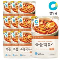 청정원 요리한수 국물 떡볶이 양념140g 10개 140g