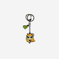 뉴진스 x 파워퍼프걸 메탈 키링 해린 NewJeans The Powerpuff Girls Metal Keyring HaerinMusic Go