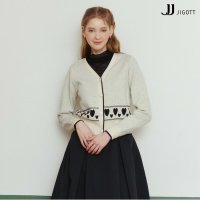 JJ지고트 JJ지고트 JJ지고트 쥬얼 버튼 하트 도트 가디건 GN2P1CD22