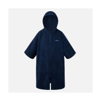 BARREL 베이직 집업 판초 타월 BASIC ZIP UP PONCHO TOWEL B3SUAPC001NAV