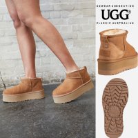 어그 호주 오즈웨어 23FW UGG 클래식 울트라 미니 플랫폼 체스트넛 OB658PP