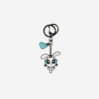 뉴진스 x 파워퍼프걸 메탈 키링 버니 NewJeans x The Powerpuff Girls Metal Keyring Bunny