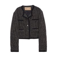 MATIN KIM TWEED CLASSIC JACKET IN