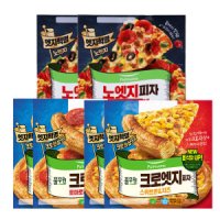 풀무원 피자6판 크로엣지4개 노엣지2개 토마토페퍼로니2 스위트콘치즈2 콤비네이션2