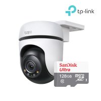 티피링크 Tapo 64GB SD카드 360도 원격회전 CCTV 카메라 세트 C510W