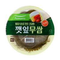 풀무원 우리가족 영양 깻잎무쌈 친정엄마 손맛 밑반찬 존맛탱 자취 혼밥 300g 1개