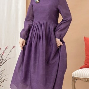 고상한보라빛원피스 [ DF6088 ]