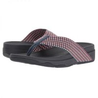 FitFlop Surfa Slip-on Sandals - Midnight