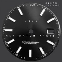 CLEAN F MADE FIT 3235 MOVEMENT DATEJUST STYLE DIAL