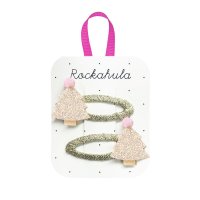 [Rockahula]록카훌라 영국부티크 액세서리 Frosted Shimmer Xmas Tree Clips X508