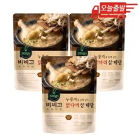 비비고 누룽지 닭다리 삼계탕 600g 3개