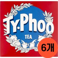 타이푸 티 TYPHOO TEA 홍차 80 티백 6 팩