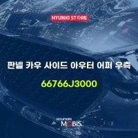 현대모비스 현대모비스트윈스윙 테일게이트 아웃사이드핸들 커버 812644H810