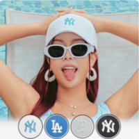 MLB 남여공용 베이직 플렉스 메쉬캡 3AMC00233