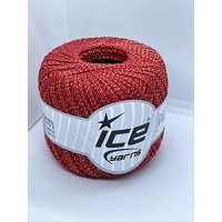 Ice Yarns Daphne Metallic Cotton Crochet Thread 295 Yards