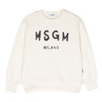 MSGM 엠에스지엠 23FW 키즈 니트 스웻셔츠 Crema F3MSJUSW022