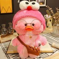 PKTOYS DIY 행운 만화 예쁘다 귀여 봉제 빵빵덕 오리 인형애착 만들기 선물 C06  가루 참깨 거리