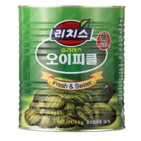 리치스 오이피클 슬라이스 3kg  48개