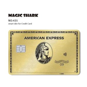 신용 체크 카드 스킨 스티커 매직 샤크 게임 애니메이션 세련된 재미 매트 PVC 필름 카드용 대형 소형 칩 3M  [01] Big Chip  [10] 435