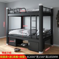 침대프레임 2인용 침실 낮은침대 이층 싱글 킹 이케아  1500+블랙 더블 침대 매트리스를 침대