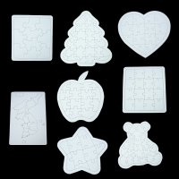 종이퍼즐 소형 10종 조각 지도 그리기 아동 미니 색칠 공부 도안  사각(소)-10조각
