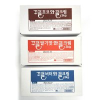 꾸플 버터와플크림(3kg)  1개  3kg