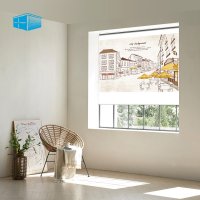 롤스크린 실사프린트 블라인드 유럽시리즈 30가지 디자인  가로140cm X 세로120cm