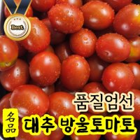 [명품] 전국선별 고당도 대추 방울 토마토 2kg/5kg 미니 스낵 스넥 토망고 단마토 방토 로얄과 설탕 제철과일 당일수확 산지직송  5kg (소과)  1개