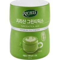 동서 리치스 카페 파우더 지리산 그린티 믹스 가루녹차 분말 550g  8개