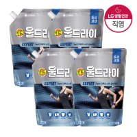 테크 울드라이 중성세제 엑스퍼트 리필 1.3L 울세제  4개