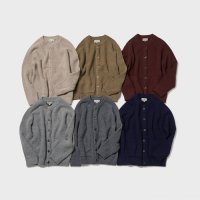 [부기홀리데이] LAMBSWOOL ROUND NECK CARDIGAN (6 color)