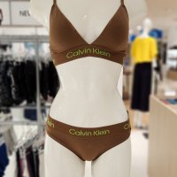 Calvin Klein Underwear 캘빈클라인언더웨어 여성 스텐실 로고 모던코튼 트라이앵글세트 QF7456-QF7459AD-FU9