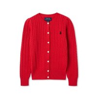 POLO RALPH LAUREN CHILDREN 여아 46 5세 미니케이블 코튼 카디건 MINI CABLE101341