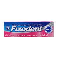 픽소덴트 Fixodent 픽소덴트 컴플리트 오리지널 틀니 접착 크림 21g 1개