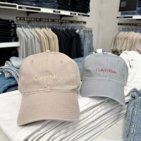 캘빈클라인 남녀공용 폴로 CK 로고 자수 야구 모자 Calvinklein Men CK Logo Cap