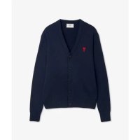 아미 스몰 하트 로고 울 가디건 노틱 AMI de Coeur Wool Cardigan Nautic