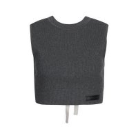 럭키슈에뜨 Vest Crop Pullover LFWAA22210GYM