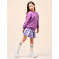 빈폴 BEANPOLE KIDS 바이올렛 체크 주름 밴딩 치마 바지 rva- f 490874