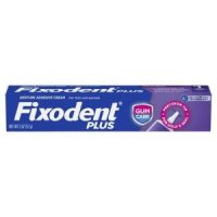 Fixodent Plus 틀니 접착 크림 잇몸 케어 56g 6개입