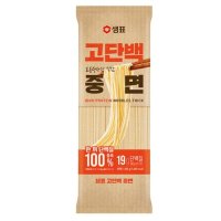 엄마손맛 냉국수 샘표 고단백 중면 400g 쉬운요리 자취 팬트리 4개