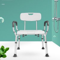 알루미늄 합금 브래킷 목욕 의자 장애인용 욕실 넓은 팔걸이 화장실 높이 조절